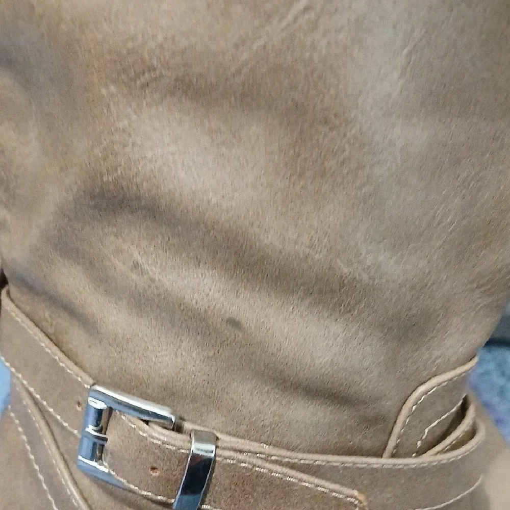 Chic Tan Over the Knee Boots